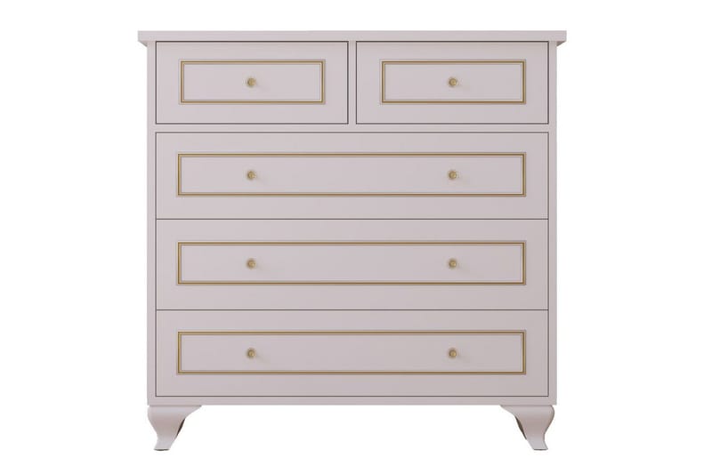 Seric Byrå 90 cm, Matt Vit