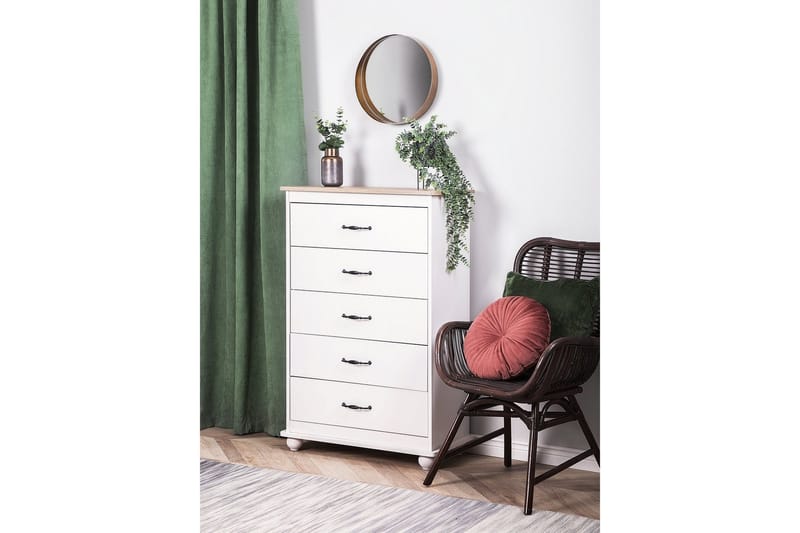 Sharon Byrå 39|76 cm - Vit - Förvaring - Förvaringsmöbler - Byrå - Hallbyrå