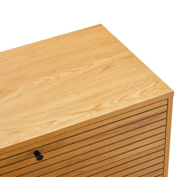 Sideboard Line melamin med ekbark 80x40x85 cm - Brun - Förvaring - Förvaringsmöbler - Byrå - Hallbyrå