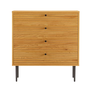 Sideboard Line melamin med ekbark 80x40x85 cm - Brun - Förvaring - Förvaringsmöbler - Byrå - Hallbyrå