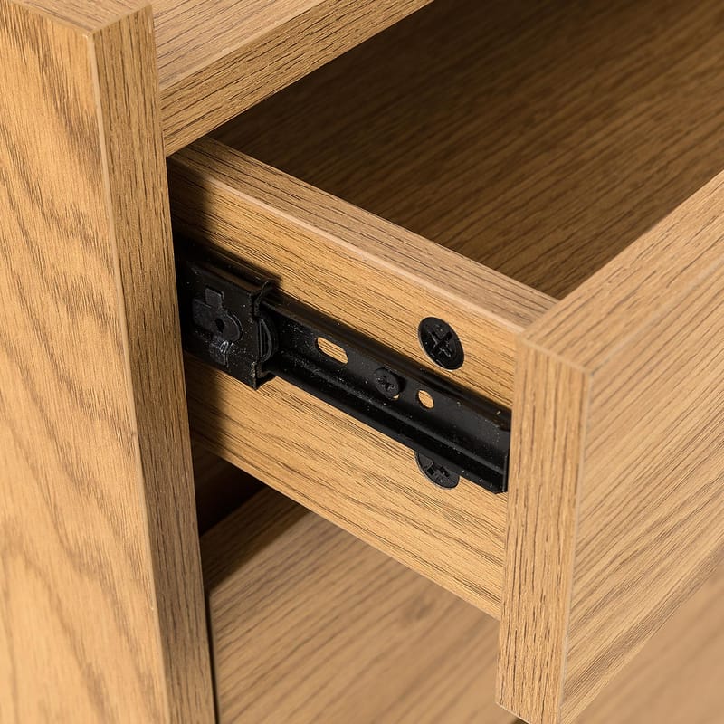 Sideboard Sacha melamin med ekbark 50x40x109 cm - ekbark - Förvaring - Förvaringsmöbler - Byrå - Hallbyrå