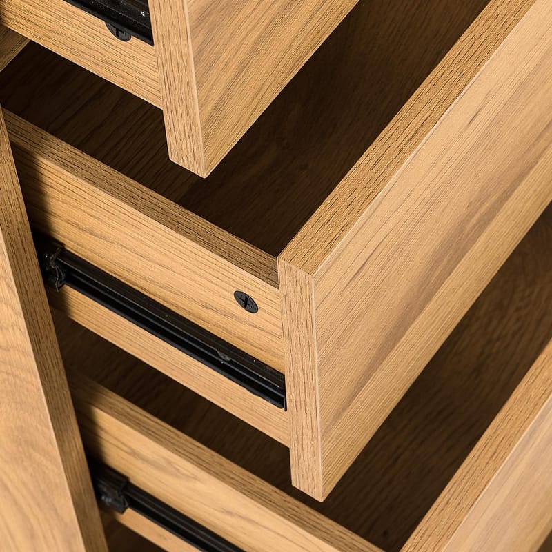 Sideboard Sacha melamin med ekbark 50x40x109 cm - ekbark - Förvaring - Förvaringsmöbler - Byrå - Hallbyrå