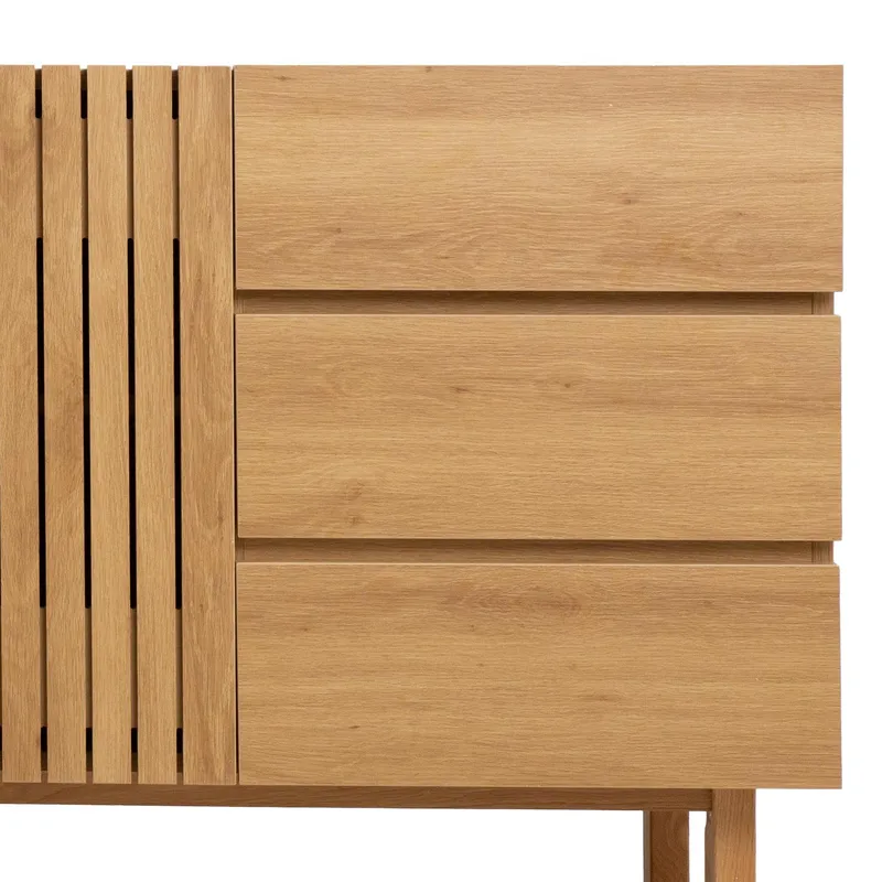 Sideboard Sunny melamine ek 120x40x85 cm - melaminek - Förvaring - Förvaringsmöbler - Byrå