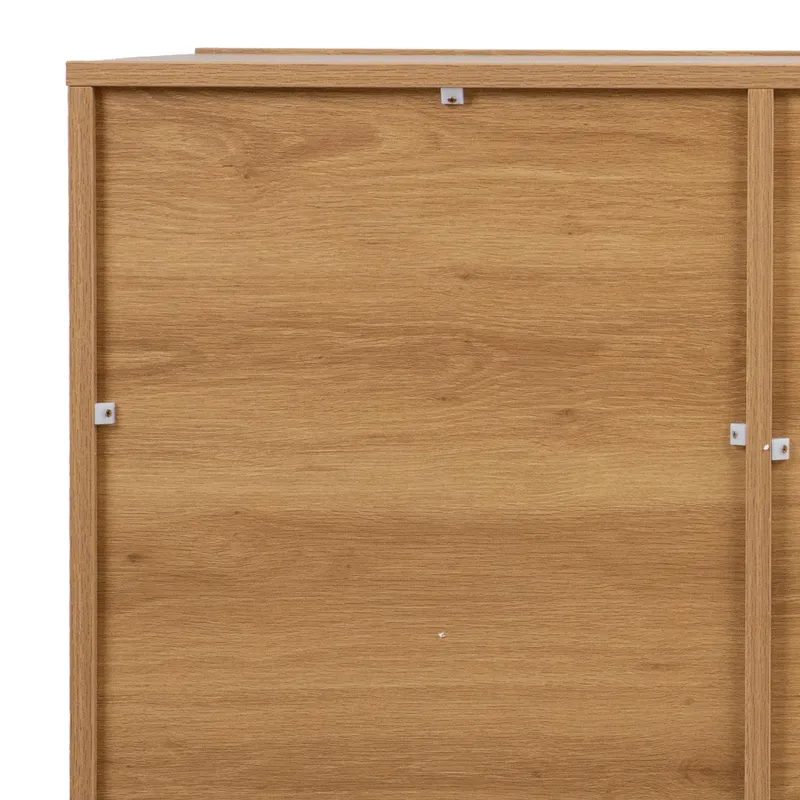 Sideboard Sunny melamine ek 120x40x85 cm - melaminek - Förvaring - Förvaringsmöbler - Byrå