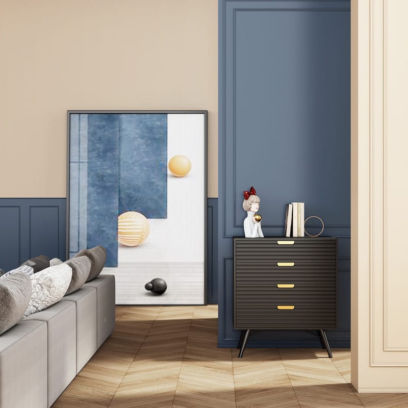 Sideboard Pixar 80x40x90 cm - Svart - Förvaring - Förvaringsmöbler - Byrå - Hallbyrå