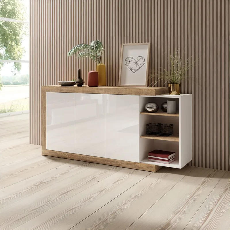 Byrå Sintra 3 Dörrar - 180 cm - Förvaring - Förvaringsmöbler - Sideboard & skänk