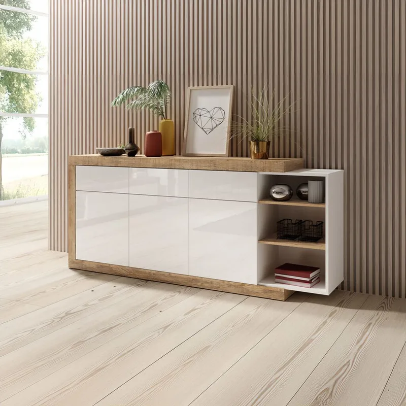 Byrå Sintra 3 Dörrar - 200 cm - Förvaring - Förvaringsmöbler - Sideboard & skänk
