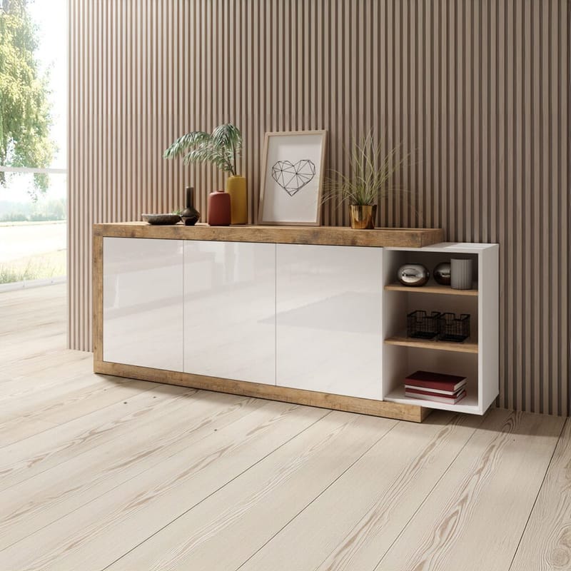 Byrå Sintra 3 Dörrar - 220 cm - Förvaring - Förvaringsmöbler - Sideboard & skänk