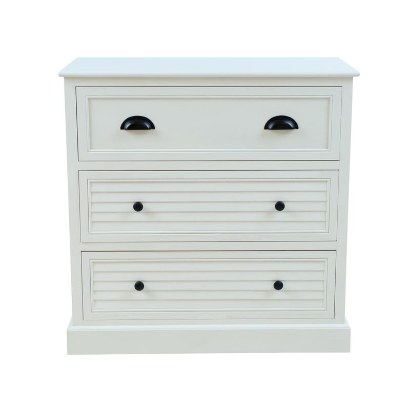 Skåp Meldon 80x35x80 cm - Vit - Förvaring - Förvaringsmöbler - Byrå - Hallbyrå