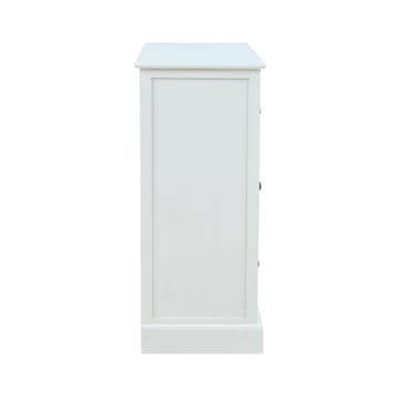 Skåp Meldon 80x35x80 cm - Vit - Förvaring - Förvaringsmöbler - Byrå - Hallbyrå