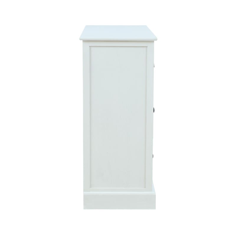 Skåp Meldon 80x35x80 cm - Vit - Förvaring - Förvaringsmöbler - Byrå - Hallbyrå