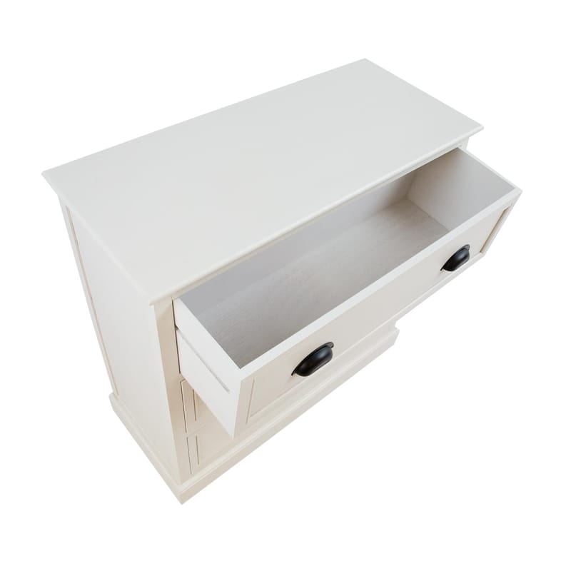 Skåp Meldon 80x35x80 cm - Vit - Förvaring - Förvaringsmöbler - Byrå - Hallbyrå