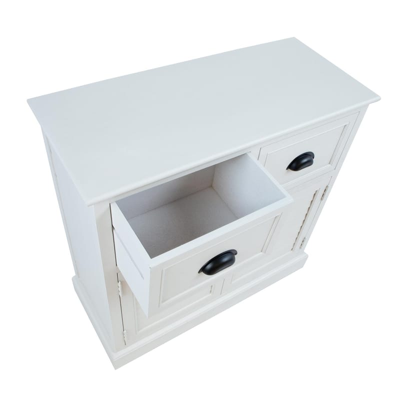 Skåp Meldon Vit 75x33x75 cm - Vit - Förvaring - Förvaringsmöbler - Byrå - Hallbyrå