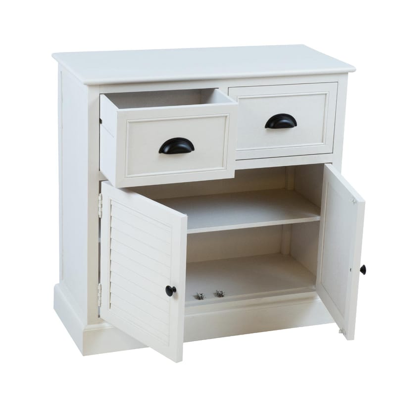 Skåp Meldon Vit 75x33x75 cm - Vit - Förvaring - Förvaringsmöbler - Byrå - Hallbyrå