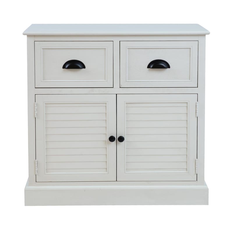 Skåp Meldon Vit 75x33x75 cm - Vit - Förvaring - Förvaringsmöbler - Byrå - Hallbyrå