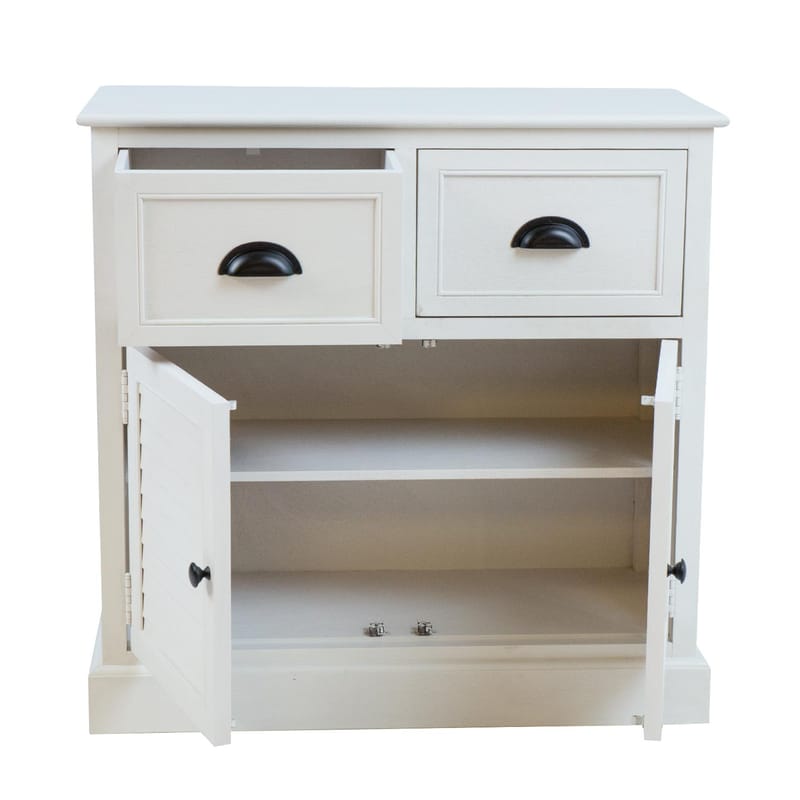 Skåp Meldon Vit 75x33x75 cm - Vit - Förvaring - Förvaringsmöbler - Byrå - Hallbyrå