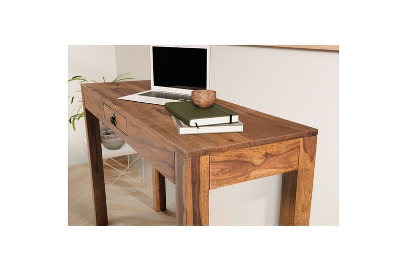 Skrivbord Wohnling för hemmakontor med låda i massivträ - Möbler - Bord & matgrupper - Kontorsbord - Skrivbord