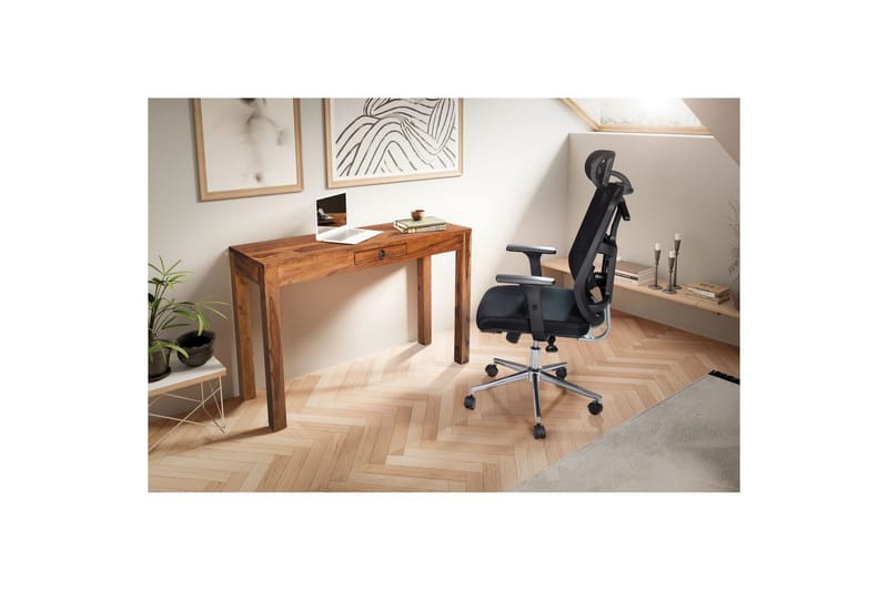 Skrivbord Wohnling för hemmakontor med låda i massivträ - Möbler - Bord & matgrupper - Kontorsbord - Skrivbord