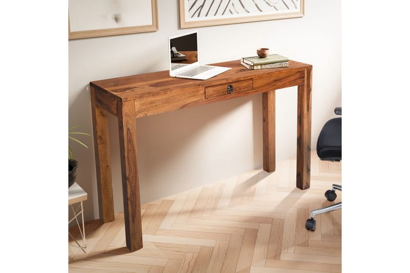 Skrivbord Wohnling för hemmakontor med låda i massivträ - Möbler - Bord & matgrupper - Kontorsbord - Skrivbord