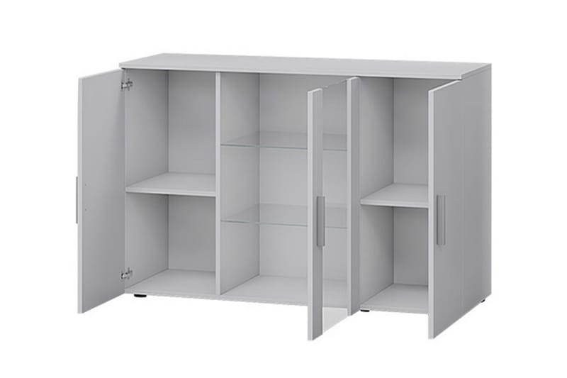 Soho Byrå 41x120 cm - Ek/Svart - Förvaring - Förvaringsmöbler - Byrå