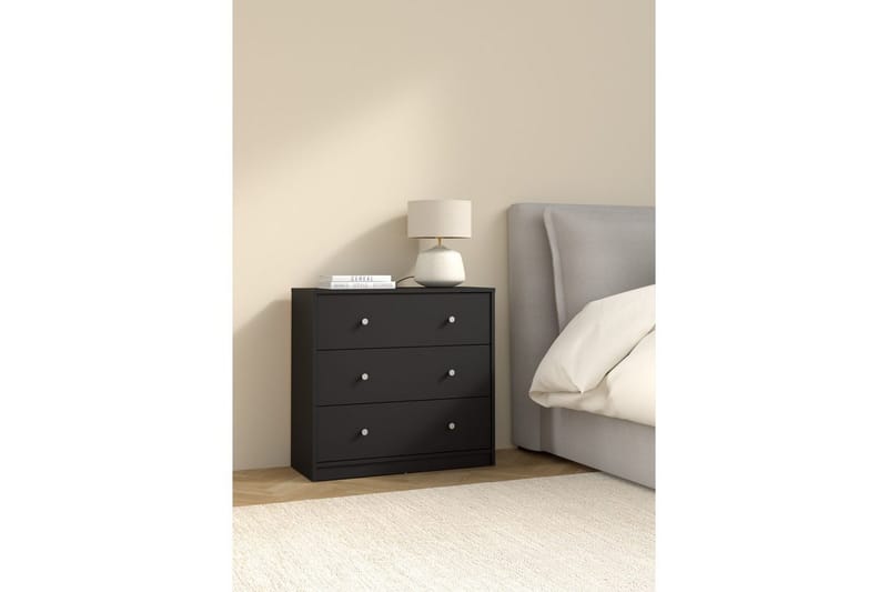 Sundra Byrå 72 cm - Svart - Förvaring - Förvaringsmöbler - Byrå