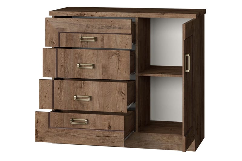 Tadeusz Byrå 100x44x90 cm - Brun - Förvaring - Förvaringsmöbler - Byrå - Hallbyrå