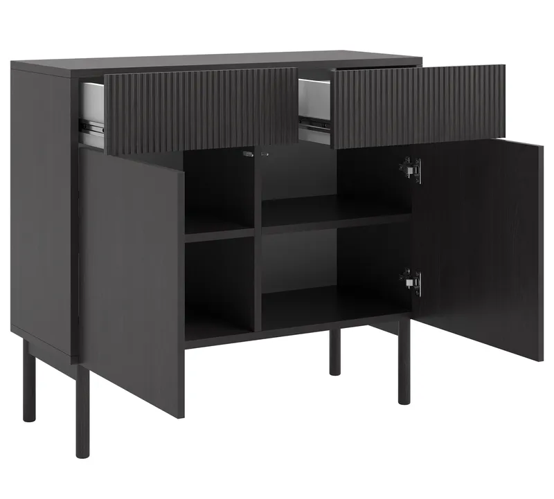 Takayo Byrå 100 cm - Svart - Förvaring - Förvaringsmöbler - Byrå - Hallbyrå