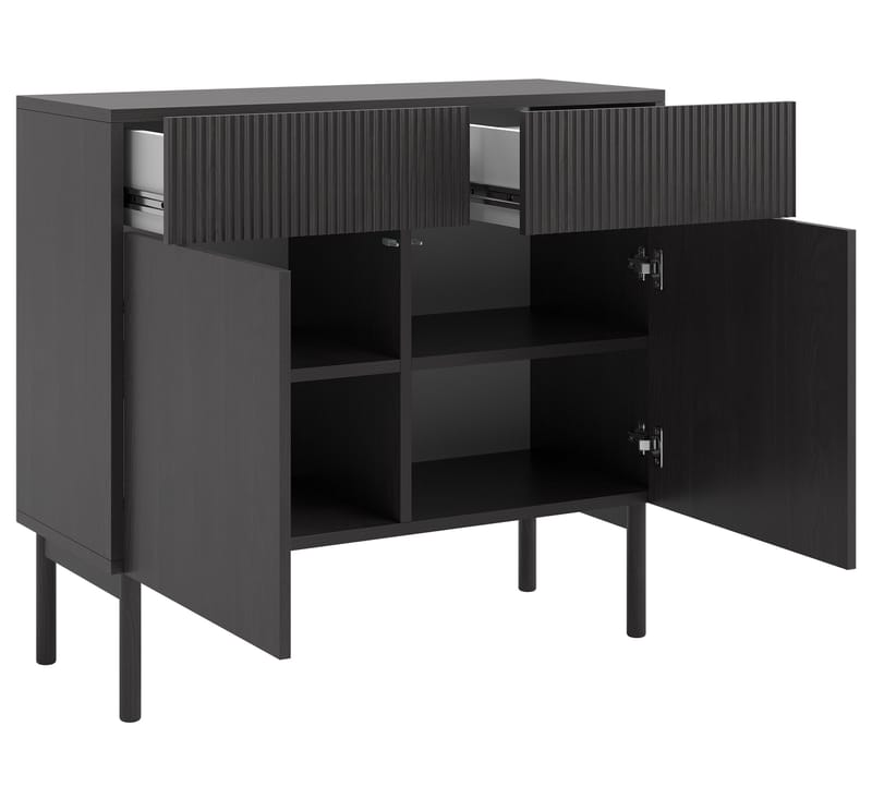 Takayo Byrå 100 cm - Svart - Förvaring - Förvaringsmöbler - Byrå - Hallbyrå
