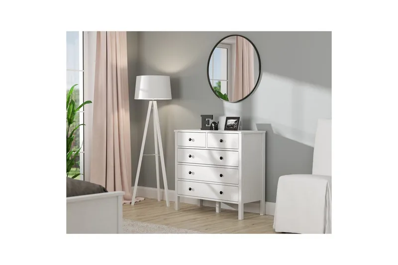 Talven Byrå 90 cm - Natur/Vit - Förvaring - Förvaringsmöbler - Byrå - Hallbyrå