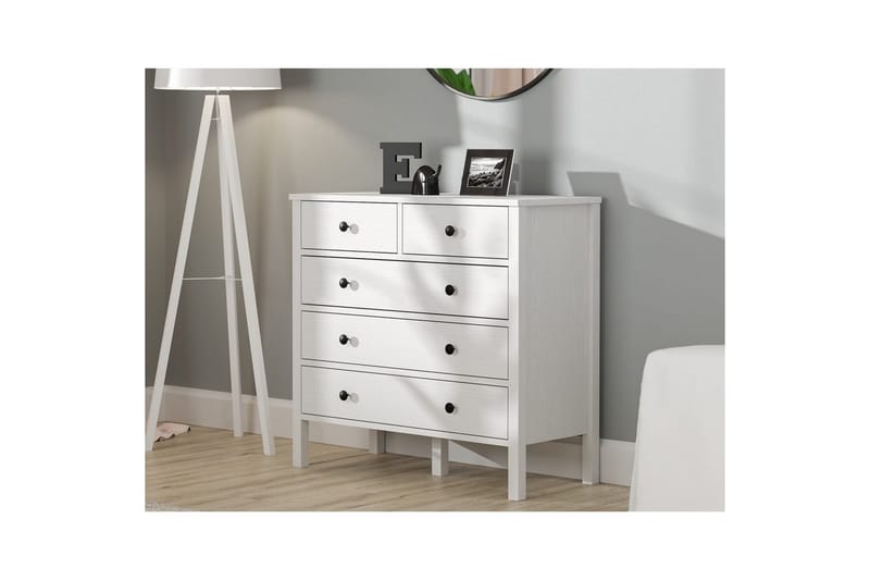 Talven Byrå 90 cm - Natur/Vit - Förvaring - Förvaringsmöbler - Byrå - Hallbyrå