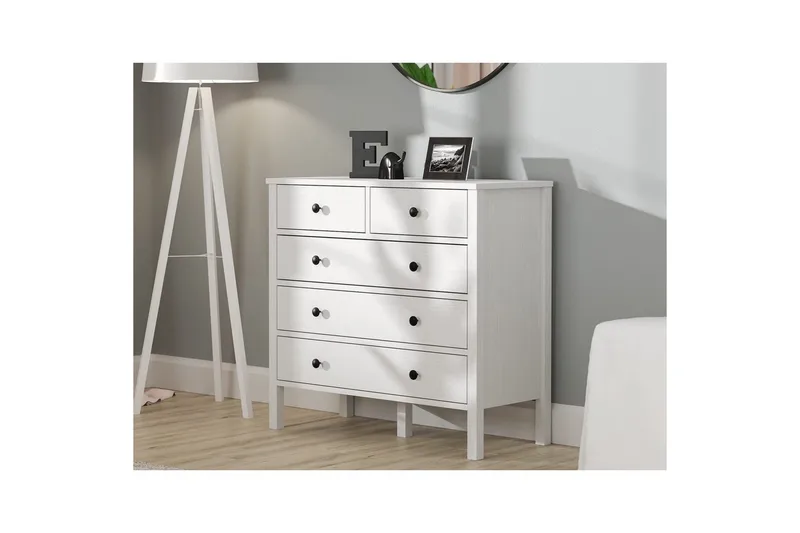 Talven Byrå 90 cm - Natur/Vit - Förvaring - Förvaringsmöbler - Byrå - Hallbyrå