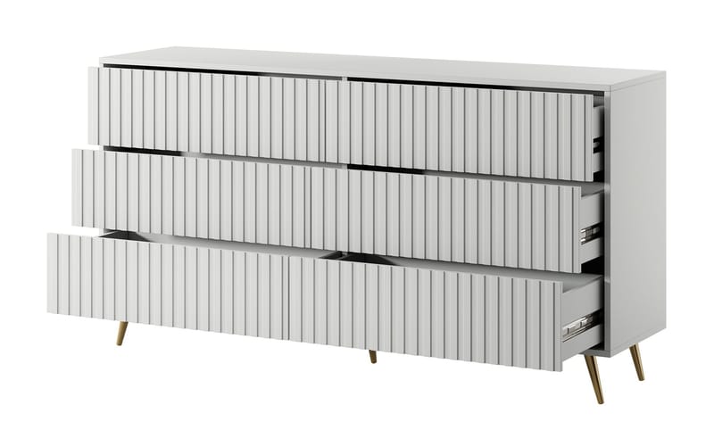 Tapas Byrå 154 cm - Vit - Förvaring - Förvaringsmöbler - Byrå