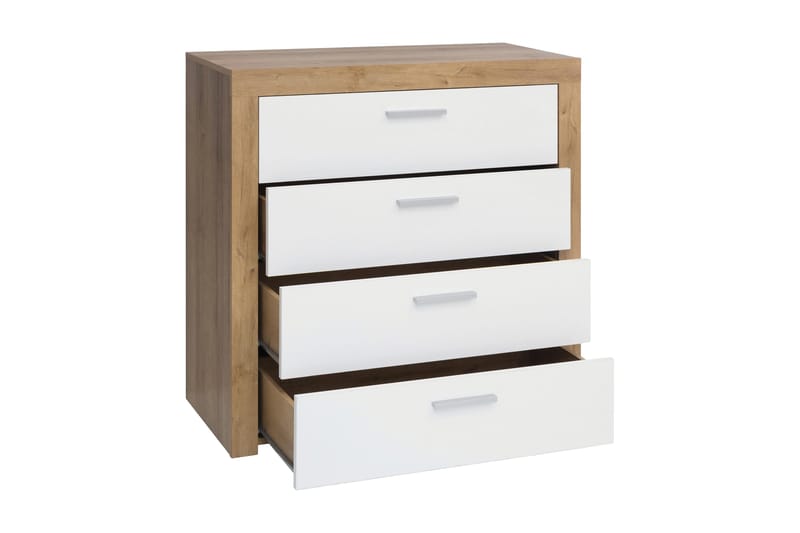 Tarka Byrå - Trä/Natur/Vit - Förvaring - Förvaringsmöbler - Byrå - Hallbyrå