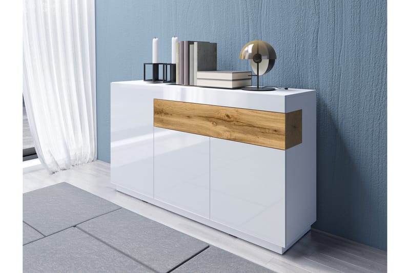 Tomeka Byrå - Vit/Trä - Förvaring - Förvaringsmöbler - Byrå