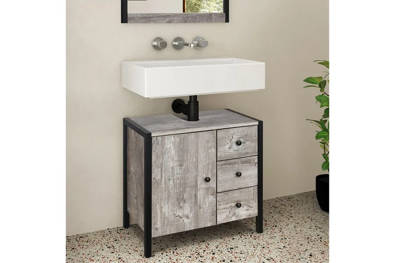 Tvättställsskåp Chris 1 dörr - 1 dörr - Hus & renovering - Kök & bad - Badrum - Badrumsmöbler & badrumsinredning - Tvättställsskåp & kommod