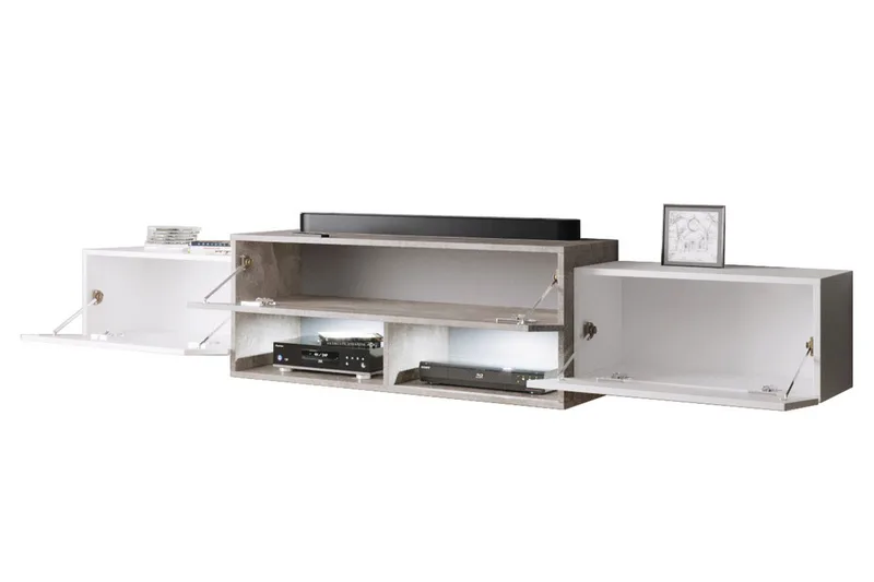 Urbanie Byrå 39x150 cm - Vit/Natur - Förvaring - Förvaringsmöbler - Byrå - Hallbyrå