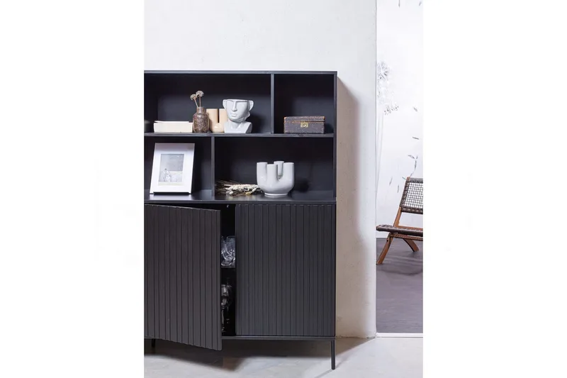 Vägghylla Ny Gravure - Svart - Förvaring - Förvaringsmöbler - Byrå