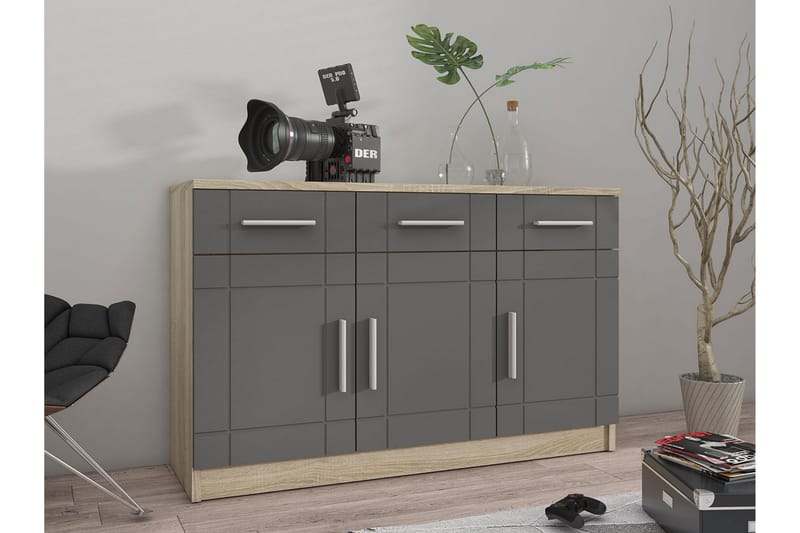 Valga Byrå 37x104 cm - Natur/Grå - Förvaring - Förvaringsmöbler - Byrå - Hallbyrå