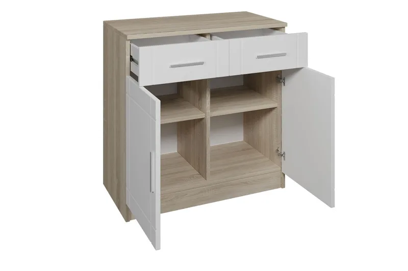 Valga Byrå 37x69 cm - Vit/Natur - Förvaring - Förvaringsmöbler - Byrå - Hallbyrå