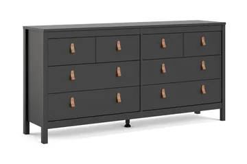 Vallvidera Byrå 38x159 cm - Svart - Förvaring - Förvaringsmöbler - Byrå