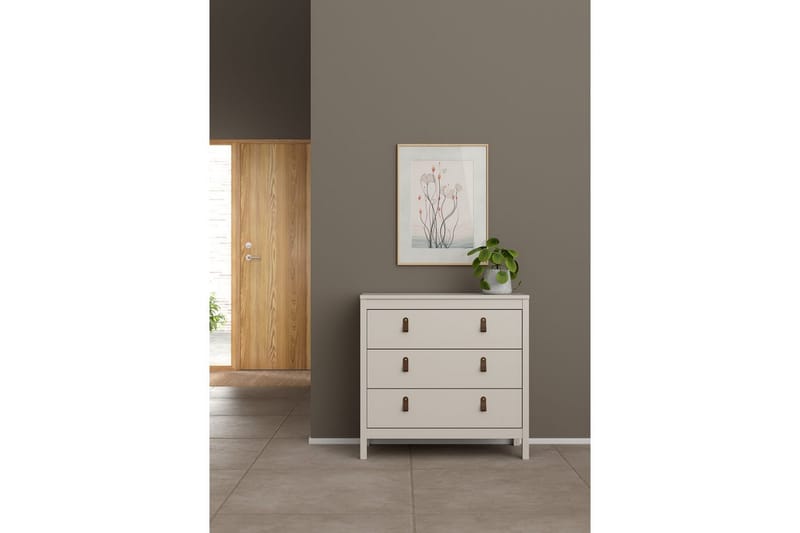 Vallvidera Byrå 82 cm - Beige - Förvaring - Förvaringsmöbler - Byrå - Hallbyrå