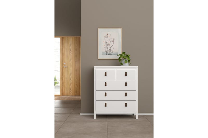 Vallvidera Byrå 82 cm - Vit - Förvaring - Förvaringsmöbler - Byrå - Hallbyrå