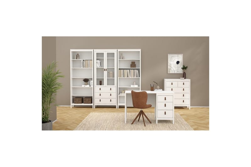 Vallvidera Byrå 82 cm - Vit - Förvaring - Förvaringsmöbler - Byrå - Hallbyrå