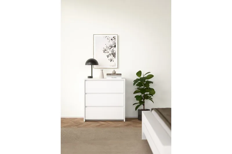 Varun Byrå 80 cm - Vit - Förvaring - Förvaringsmöbler - Byrå - Hallbyrå