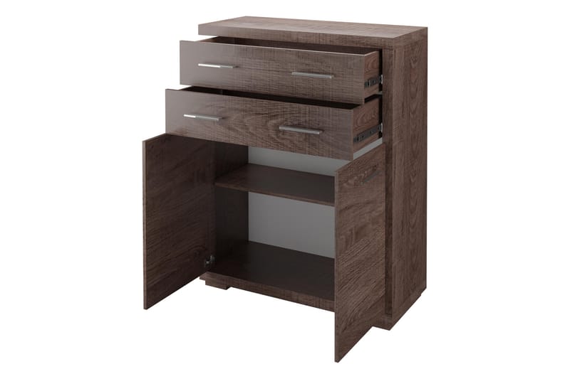 Vegas Byrå 41x88 cm LED-belysning - Ek - Förvaring - Förvaringsmöbler - Byrå - Hallbyrå