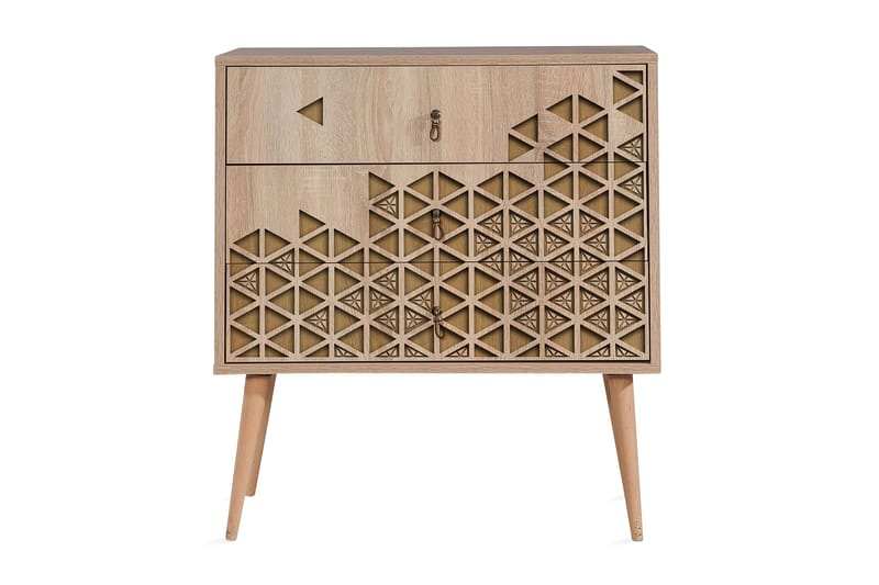 Vellavie Byrå Dekor - Mörkbrun - Förvaring - Förvaringsmöbler - Byrå - Hallbyrå