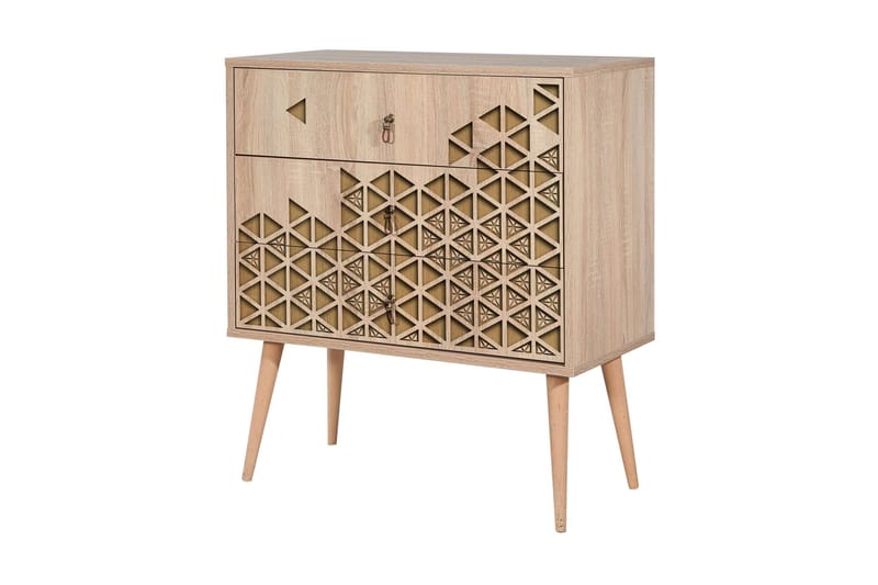 Vellavie Byrå Dekor, Mörkbrun