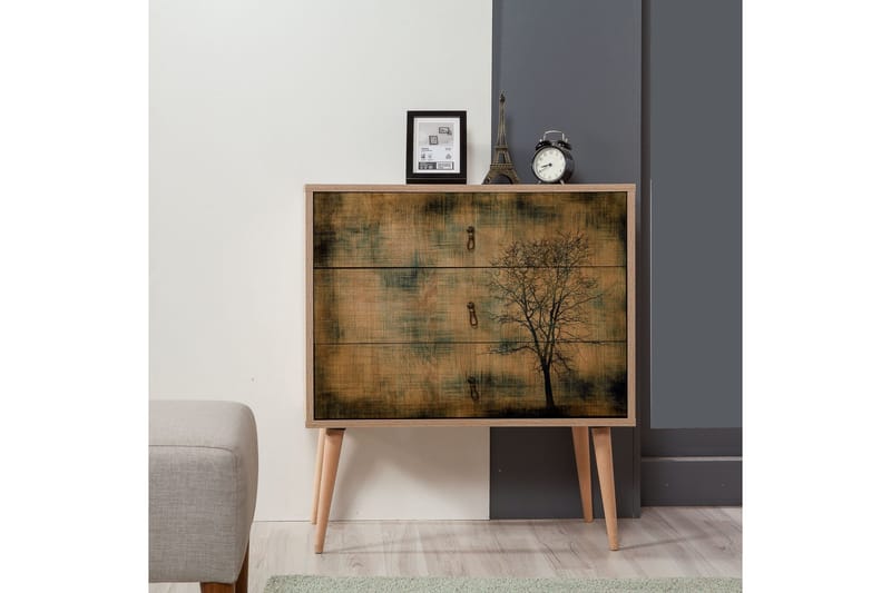 Vellavie Byrå Trädsilhuett - Brun - Förvaring - Förvaringsmöbler - Byrå - Hallbyrå