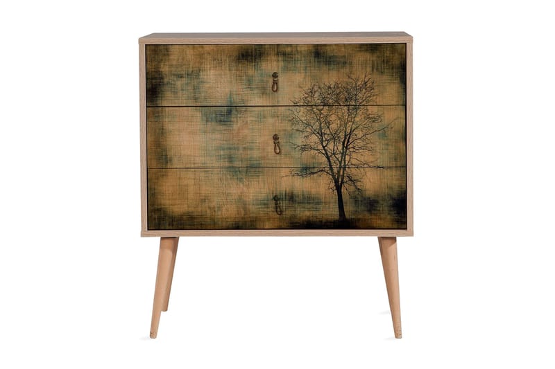 Vellavie Byrå Trädsilhuett - Brun - Förvaring - Förvaringsmöbler - Byrå - Hallbyrå