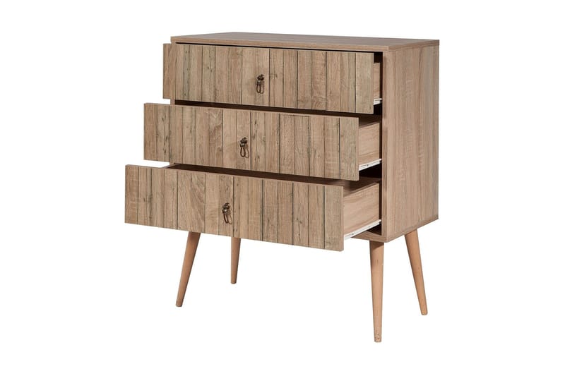 Vellavie Byrå Panel - Ljusbrun - Förvaring - Förvaringsmöbler - Byrå - Hallbyrå